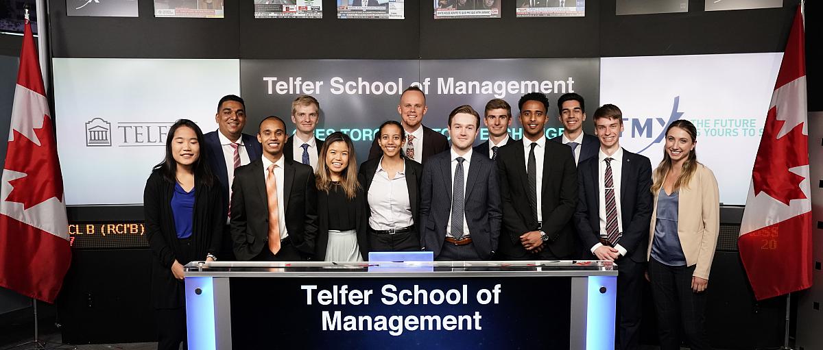 Students at Market Open (TSX)