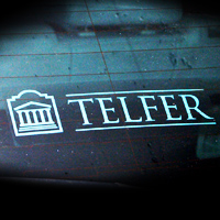 Autocollant pour fenêtre Telfer