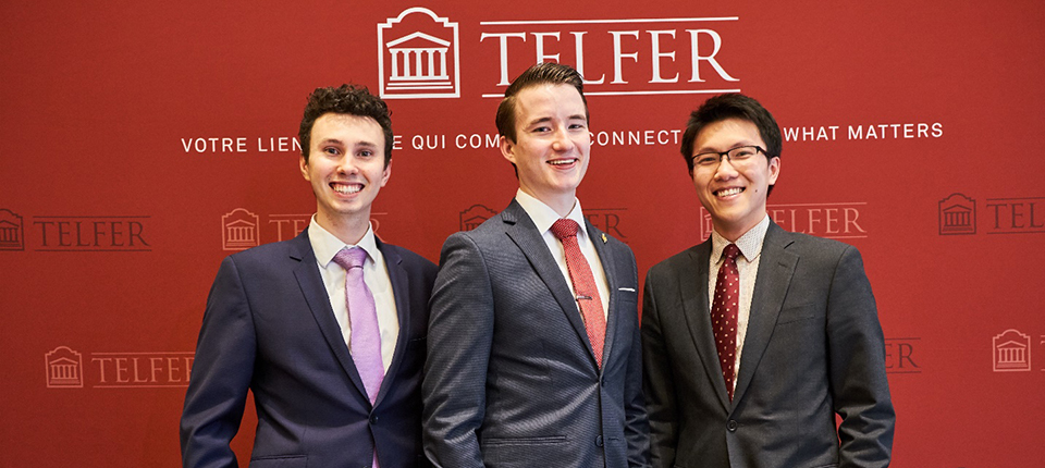 Winning team of the winter 2017 Equity Valuation Live Case