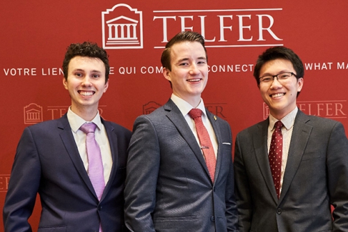 Winning team of the winter 2017 Equity Valuation Live Case