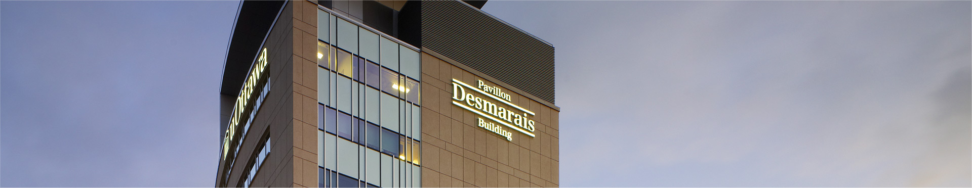 The Desmarais Building, Telfer School of Management’s main location on the University of Ottawa’s Campus