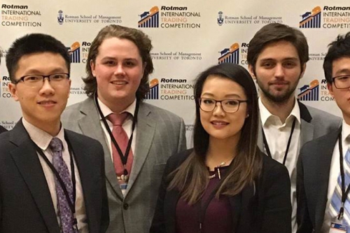 L’École de gestion Telfer fait encore bonne figure à la compétition annuelle Rotman International Trading Competition